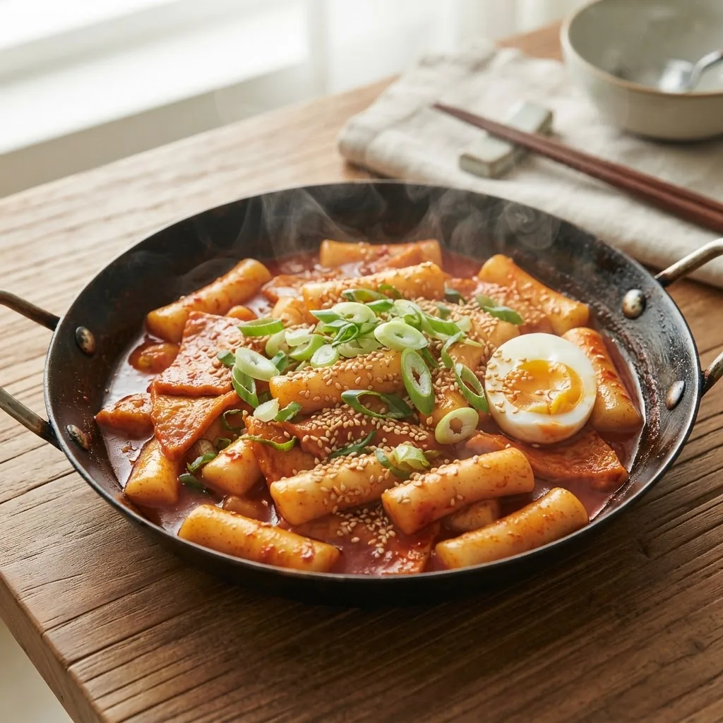 Tteokbokki fácil: el platillo coreano picante más viral